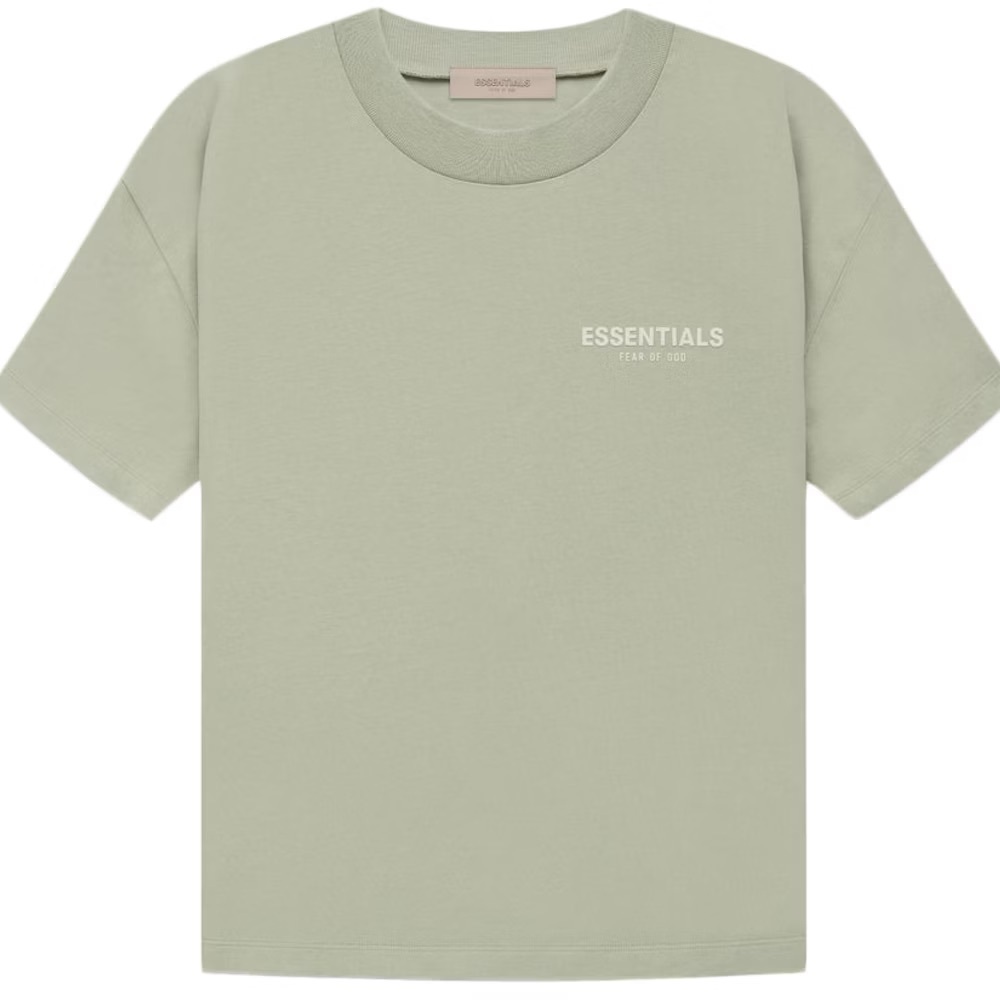 Fear or God Essentials Women’s T-Shirt in Sea Foam Size Small